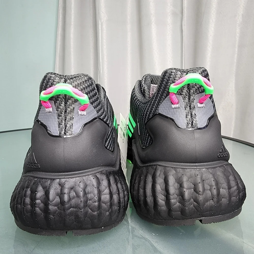 Adidas Climawarm LTD Unisex Running Neon Black Sz 9 - Picture 5 of 10